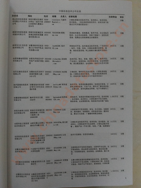 中國信息技術企業黃頁可開展精準營銷,電話營銷、郵件營銷、傳真營銷等等多管齊下,圓您銷售冠軍夢