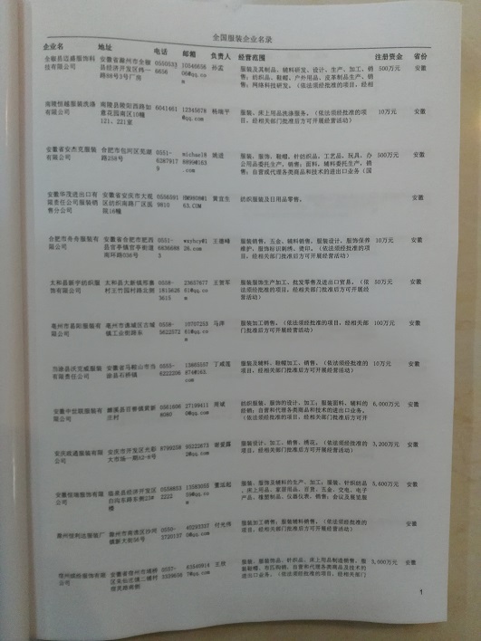 中國服裝企業黃頁可開展精準營銷,電話營銷、郵件營銷、傳真營銷等等多管齊下,圓您銷售冠軍夢